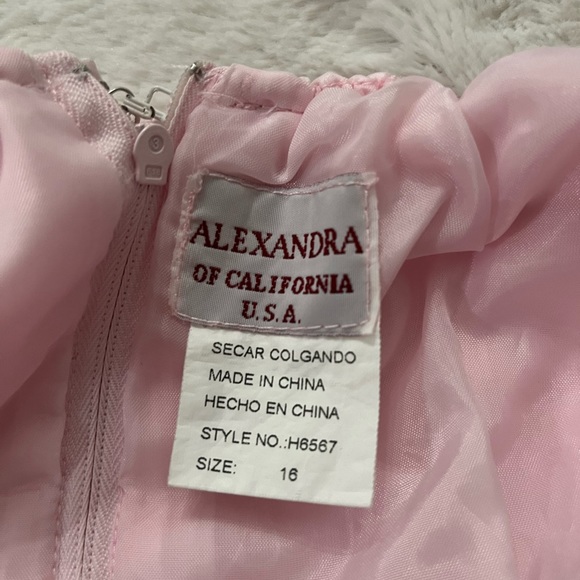 Pink girl dress with bolero - Picture 10 of 10